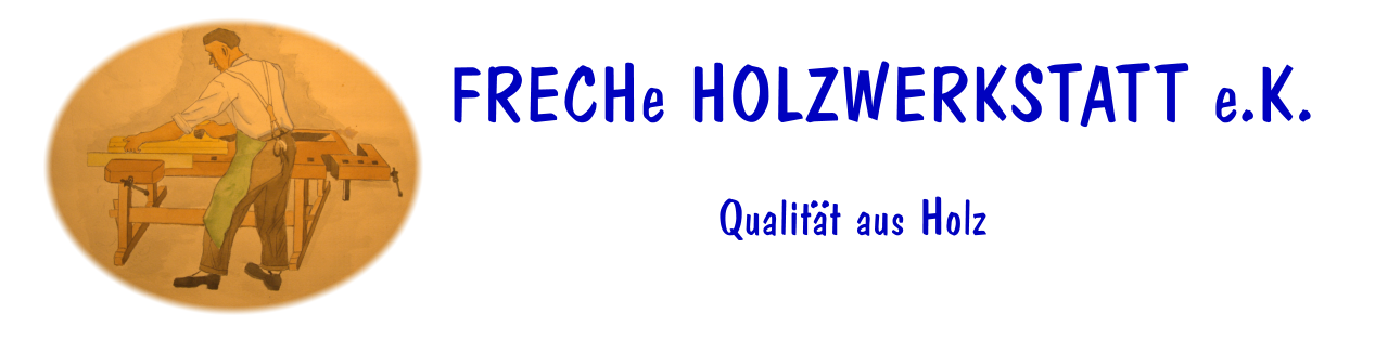 FRECHe HOLZWERKSTATT - Onlinelädle-Logo